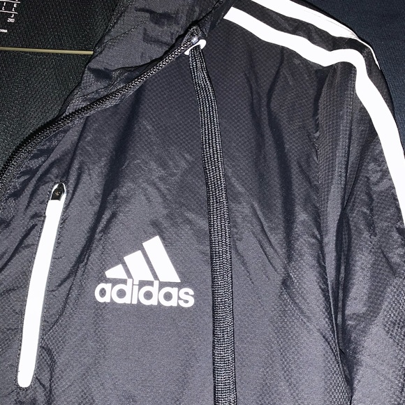 Adidas black zip-up hoodie - Picture 2 of 3